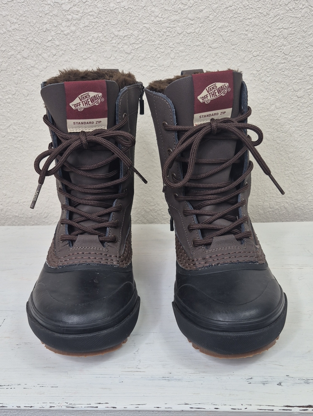 Vans Standard Zip MTE Waterproof Boots Men's 6/ Wm's 7.5 Brown Black